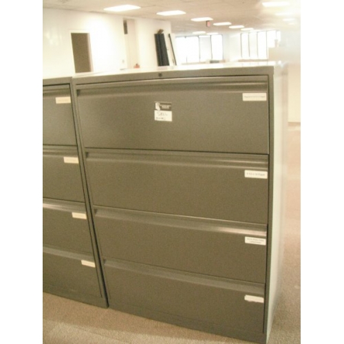 4 Drawer Lateral File Knoll, Grey 30" wide Allsold.ca Buy